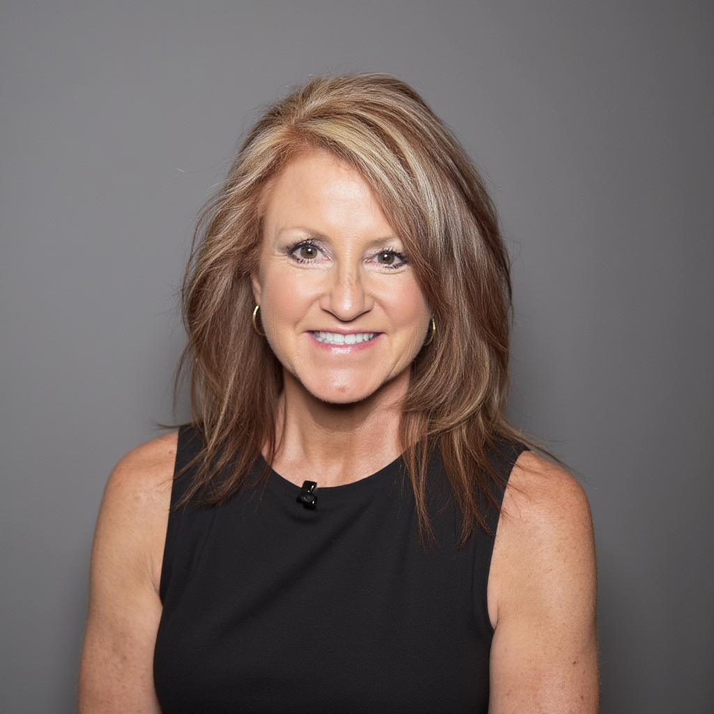 Kim Koch, M.S. CCC-SLP, smiling portrait